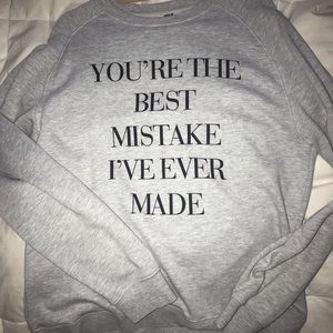 HONEYMOON TOUR ARIANA BEST MISTAKE SWEATSHIRT